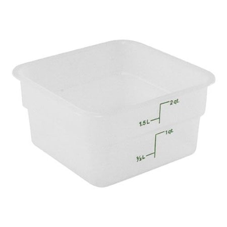 CAMBRO 2 qt CamSquare® Food Storage Container 2SFSPP190